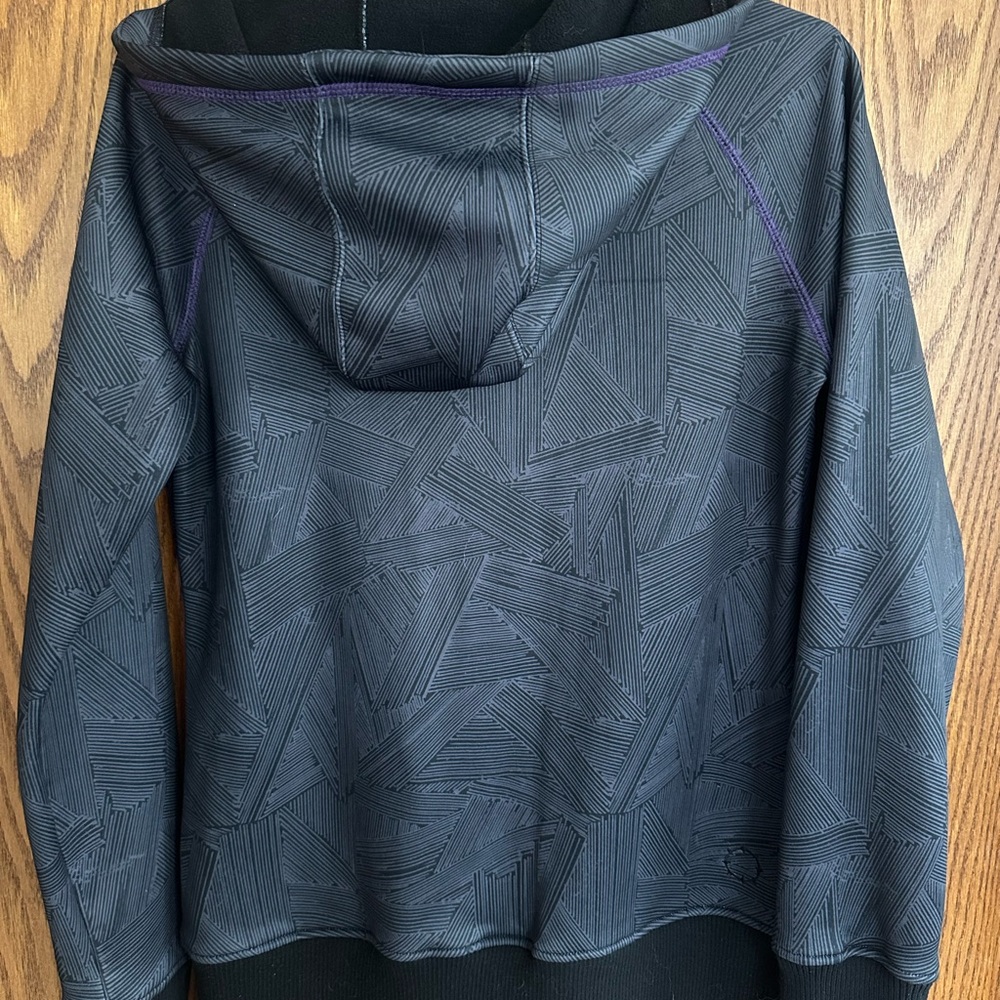 Women's Black Patterned Jacket - image 4